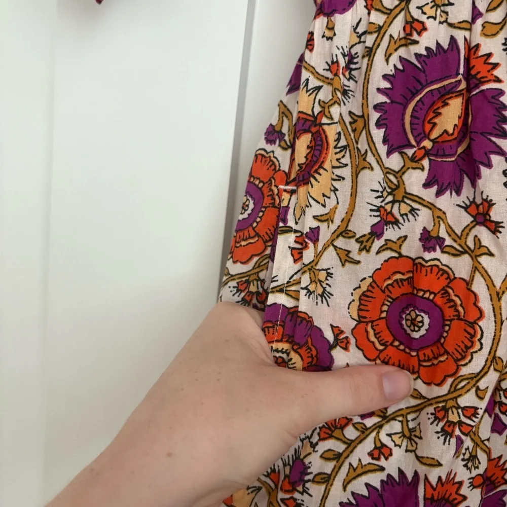 Figue Halima Floral Tiered Mini Dress